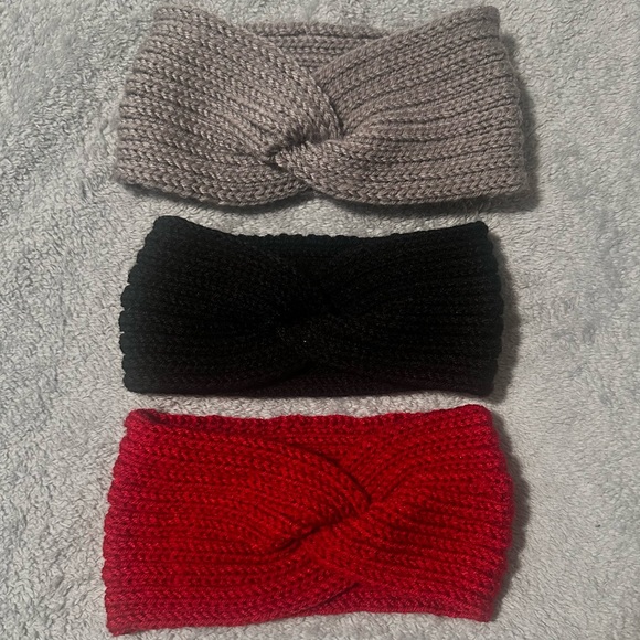 ❤️ $10 Flash Sale 3 Pack Cable knit crochet headband ear warmers - Picture 2 of 9